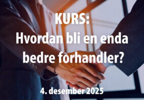 Forhandler - Sigurd Knutdzon - kurs i forhandlingsteknikk