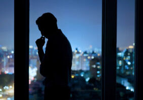 Worried,Asian,Young,Businessman,Is,Standing,Near,Windows,While,Working Oppsigelse, taushetsplikt, Wahl-Larsen advokatfirma